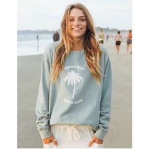 Beach riot beach club crew sweatshirt